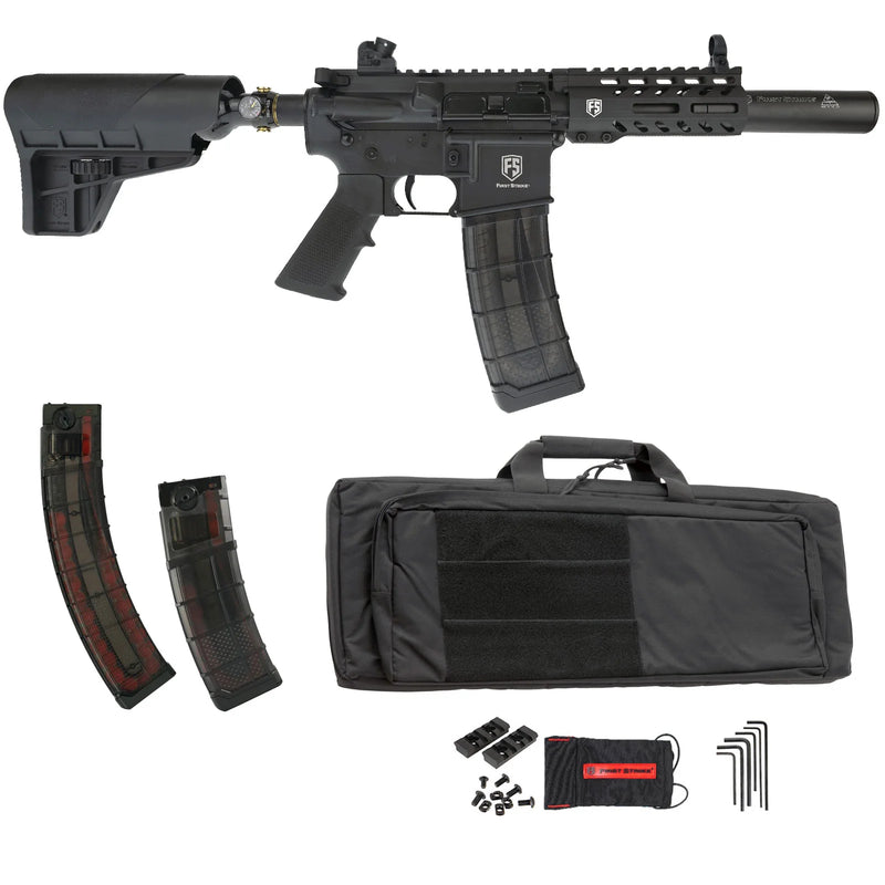 Load image into Gallery viewer, First Strike T15 Custom Paintball Marker 6 Inch Barrel
