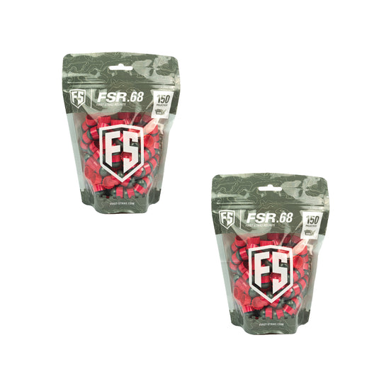 First Strike 300 Round - Smoke/Fire Red - Yellow Fill